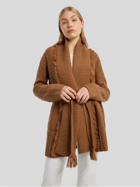 Cardigan aus Lammwolle