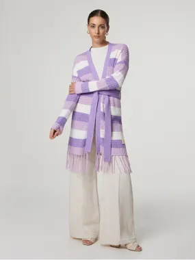 Cardigan mit Fransen