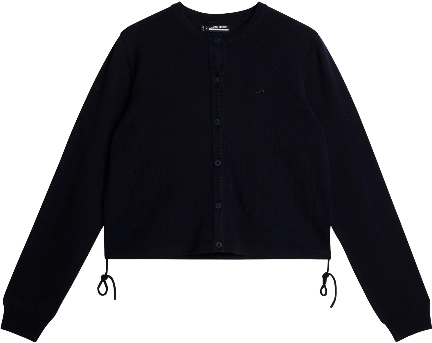 J.Lindeberg + Glenmuir Collaboration Thalia Tour Merino Cardigan, dunkelblau | 654176M
